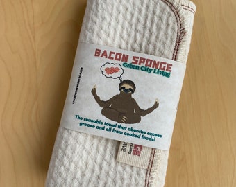 PREORDER NOW! The Original Bacon Sponge Nonpaper towels