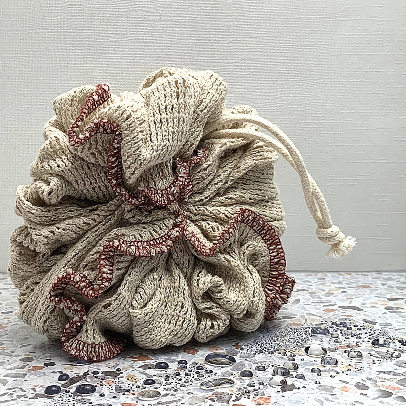 Eco Friendly Shower Pouf Washable Natural & Plastic Free Etsy