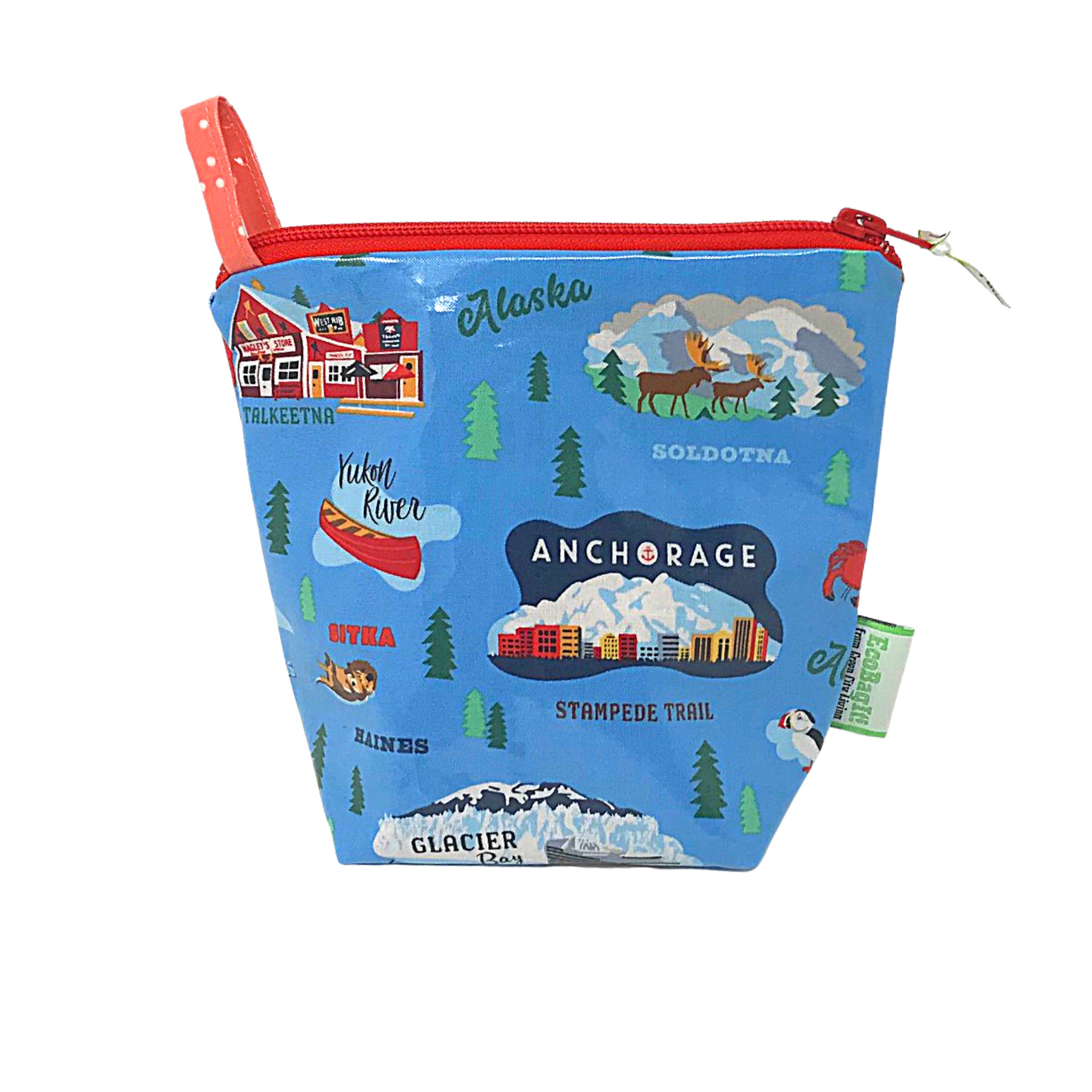 New Ecobagit Zip I Heart Alaska Reg Keep Fresh Reusable Etsy