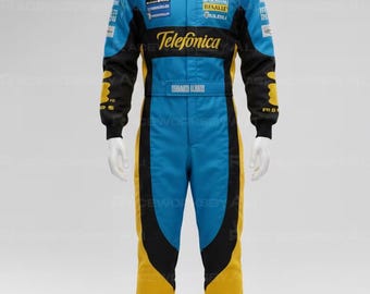Macacão de corrida personalizado inspirado na Fórmula 1: Roupa de kart personalizada