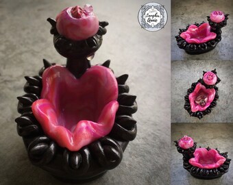 Midnight Rose Vagina Dentata Ring Holder | Made in Melbourne | Australian Seller