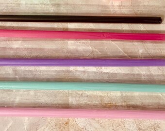 7 Inch Colored Straws, Reusable Tumbler Replacement, Standard Size Drinkware Accessory