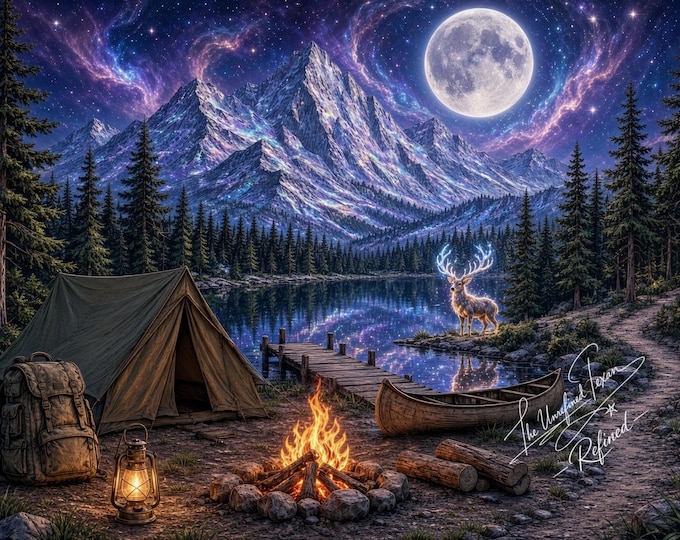 Homestead Fantasy | Magical Stag Fine Art Giclée Print