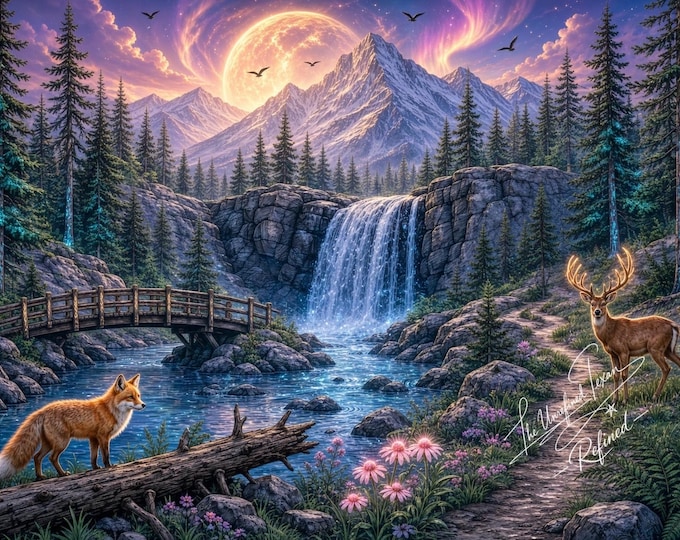 Homestead Fantasy | Magical Mountains Fine Art Giclée Print