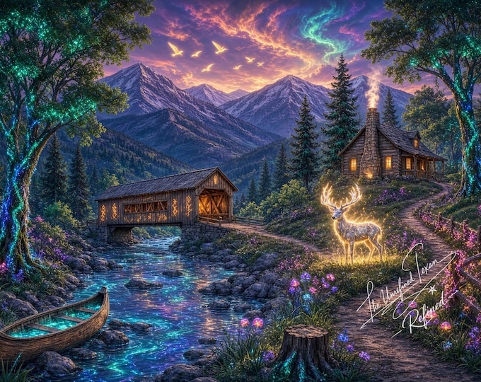 Homestead Fantasy | Fairytale Bridge Fine Art Giclée Print