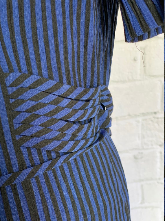 Vintage 80's, Striped Tunic Top Dress by Miss Dor… - image 5
