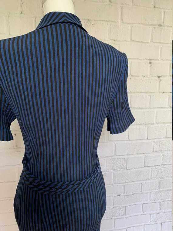 Vintage 80's, Striped Tunic Top Dress by Miss Dor… - image 6
