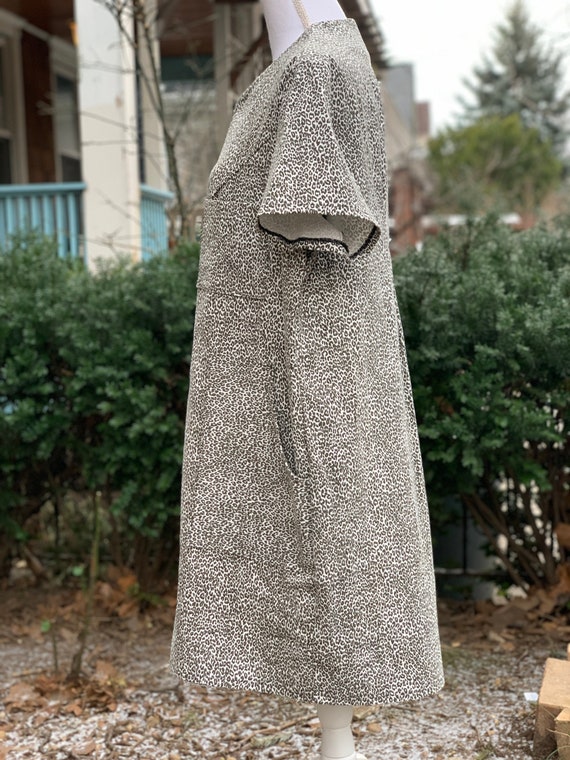 Handmade, Cheetah Print  Go-Go Style Zip Up Dress… - image 4