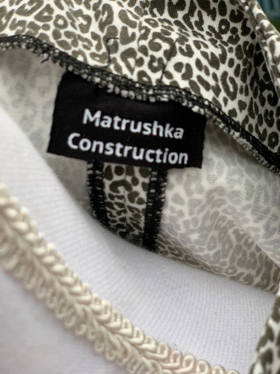 Handmade, Cheetah Print  Go-Go Style Zip Up Dress… - image 10