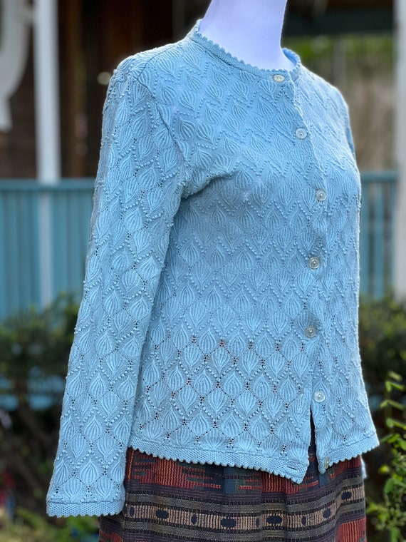 Blue lace deals cardigan