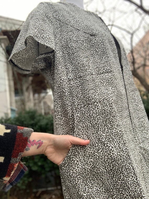 Handmade, Cheetah Print  Go-Go Style Zip Up Dress… - image 7