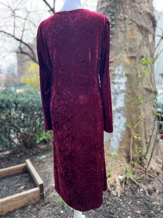 The Crushed Velvet Holy Grail: Vintage 90s Burgun… - image 3