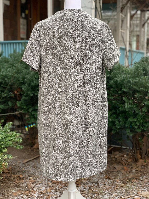 Handmade, Cheetah Print  Go-Go Style Zip Up Dress… - image 3