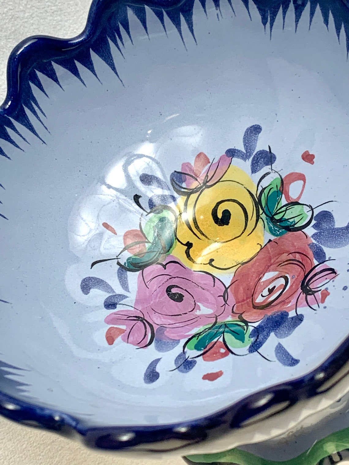 Curated visual reference: Curated Portuguese Blue Pottery Gallery View