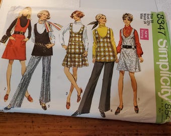 Simplicity Sewing Pattern 8347 Misses jumper or tunic, skirt and pants