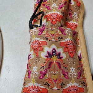 Flat Iron case, curling iron travel case, heat resistant curling iron carrier, travel case for flat iron  (FICS)