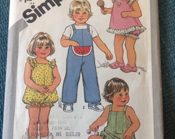 Simplicity Sewing Pattern 5469, Toddler Romper