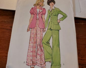 Simplicity Sewing Pattern 5642, Junior pettites & misses unlined jacket and pants