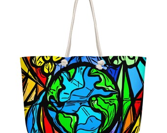 Earth weekender bag