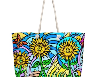 Pintaflores by Tagoy weekender bag