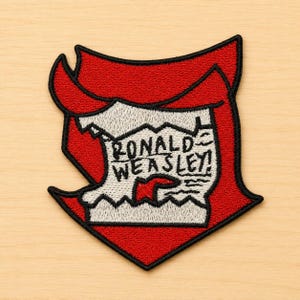 Screaming Letter Embroidery Patch