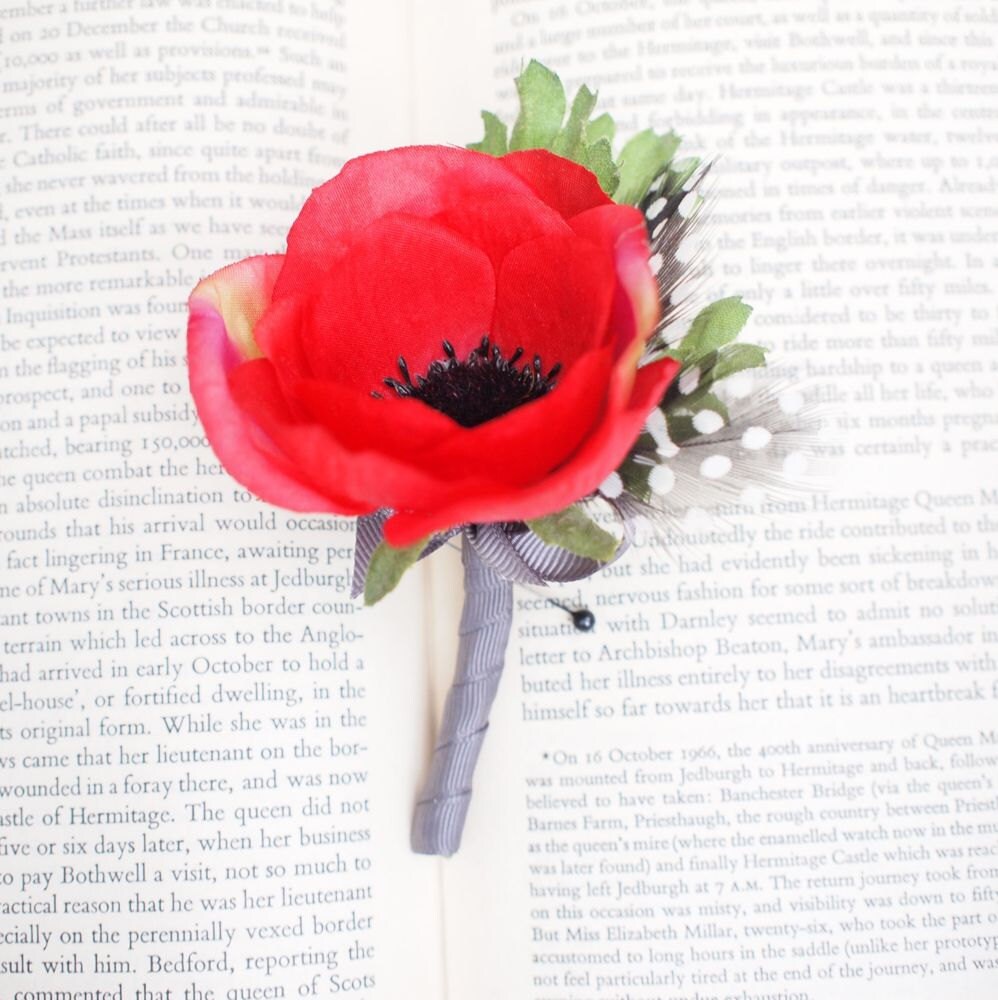 Flower in buttonhole