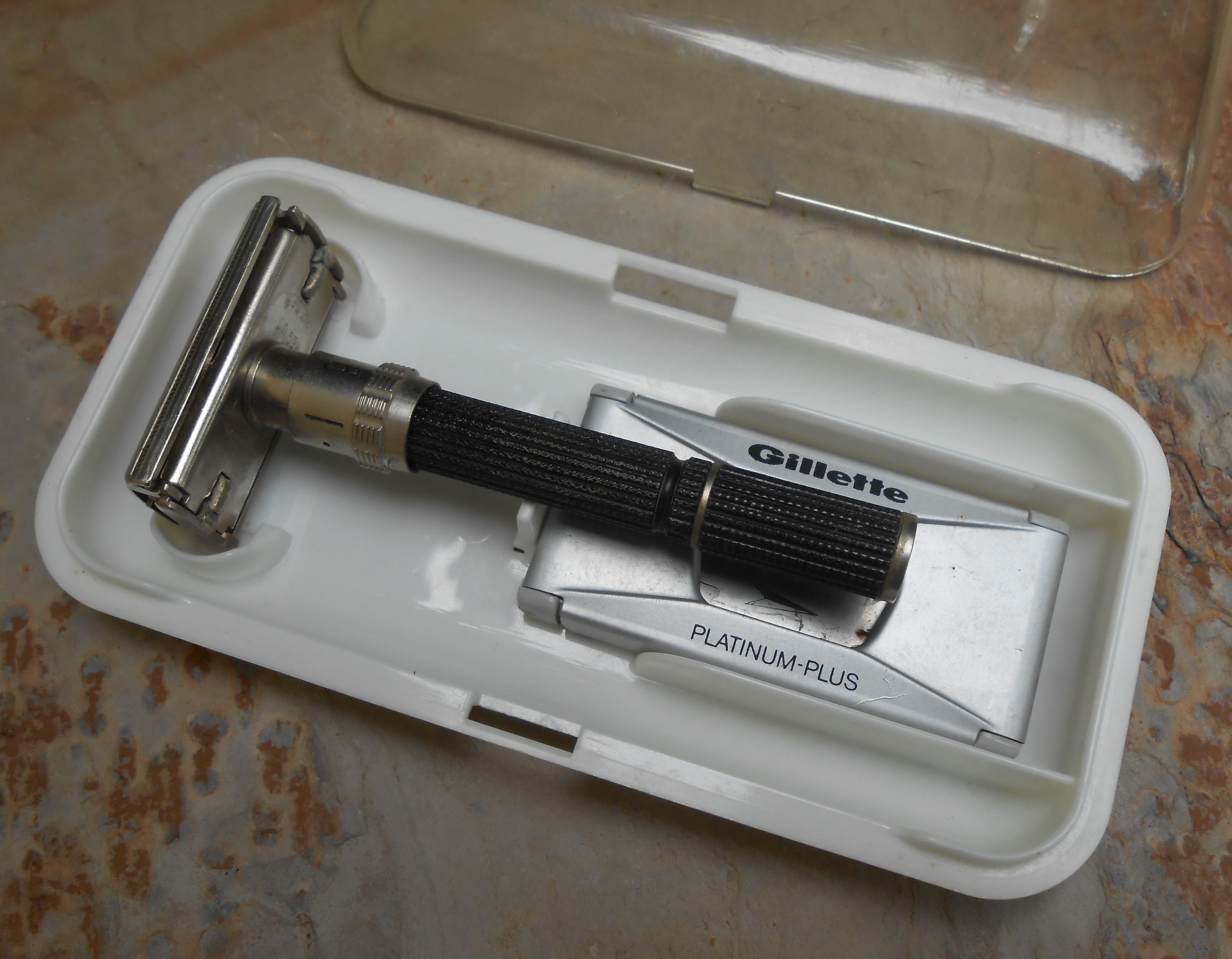 Vintage 1970's Mens Gillette Adjustable Black Long Handle Etsy