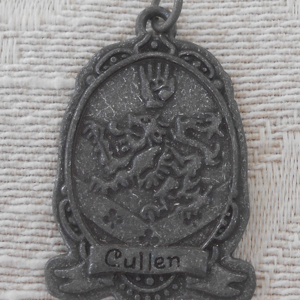 Vintage Cullen Heraldry Irish Family Crest Lion Griffin Pendant