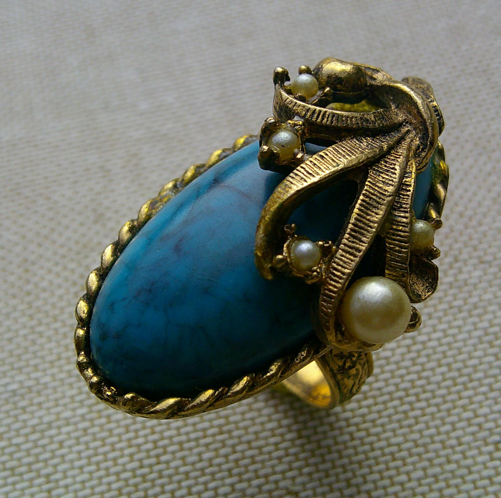 60s 70s Style Ring - Etsy