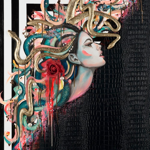 失恋アート　medusami art カラフルアート isla_500x500.28046212_pww6fqfb.jpg