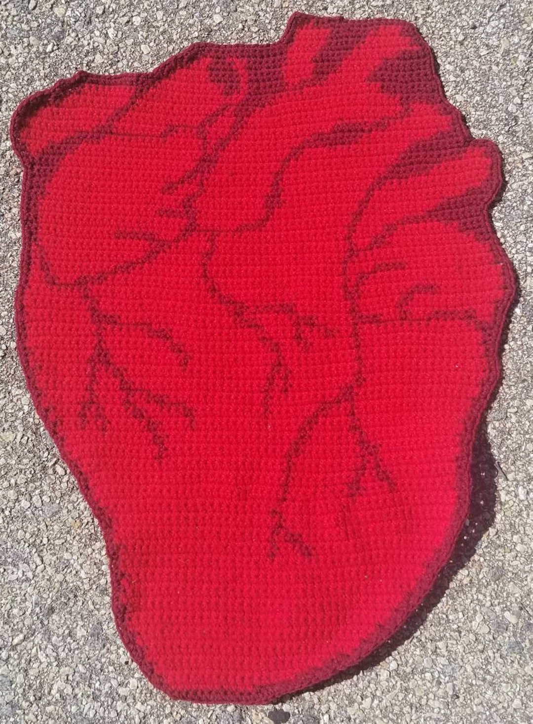 Anatomical Heart - Rug/wall Hanging - Etsy