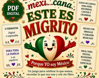 Das ist mein Schrei | Digitales und druckbares mexikanisches Spiel | Mexikanische Fiesta für Familie und Freunde