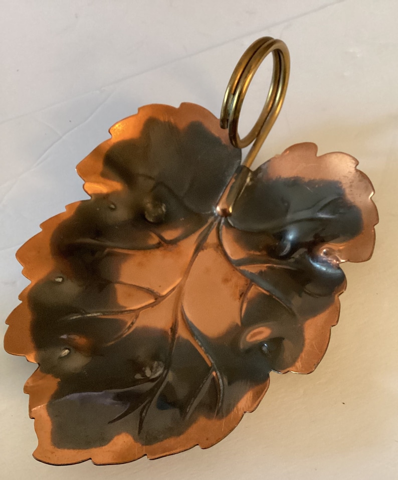 Copper & Brass Leaf by Coppercraft Guild Taunton Massachusetts Etsy