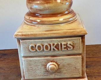 McCoy Coffee Grinder Shaped Cookie Jar