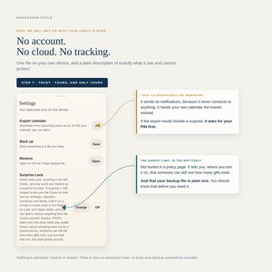 Family Event Planner and Gift Tracker App for Kids' Parties, Playdates & School Events | Off the Fridge | Works Offline, No Subscription image 6