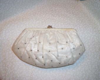 Vintage Clutch Purse with Rhinestones