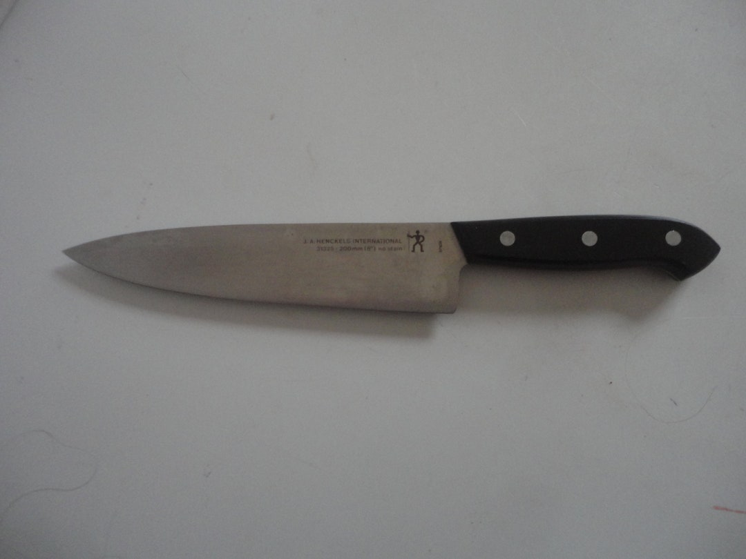 Vintage JA Henckels Stainless Steel Chef's Knife Made in Spain, JA