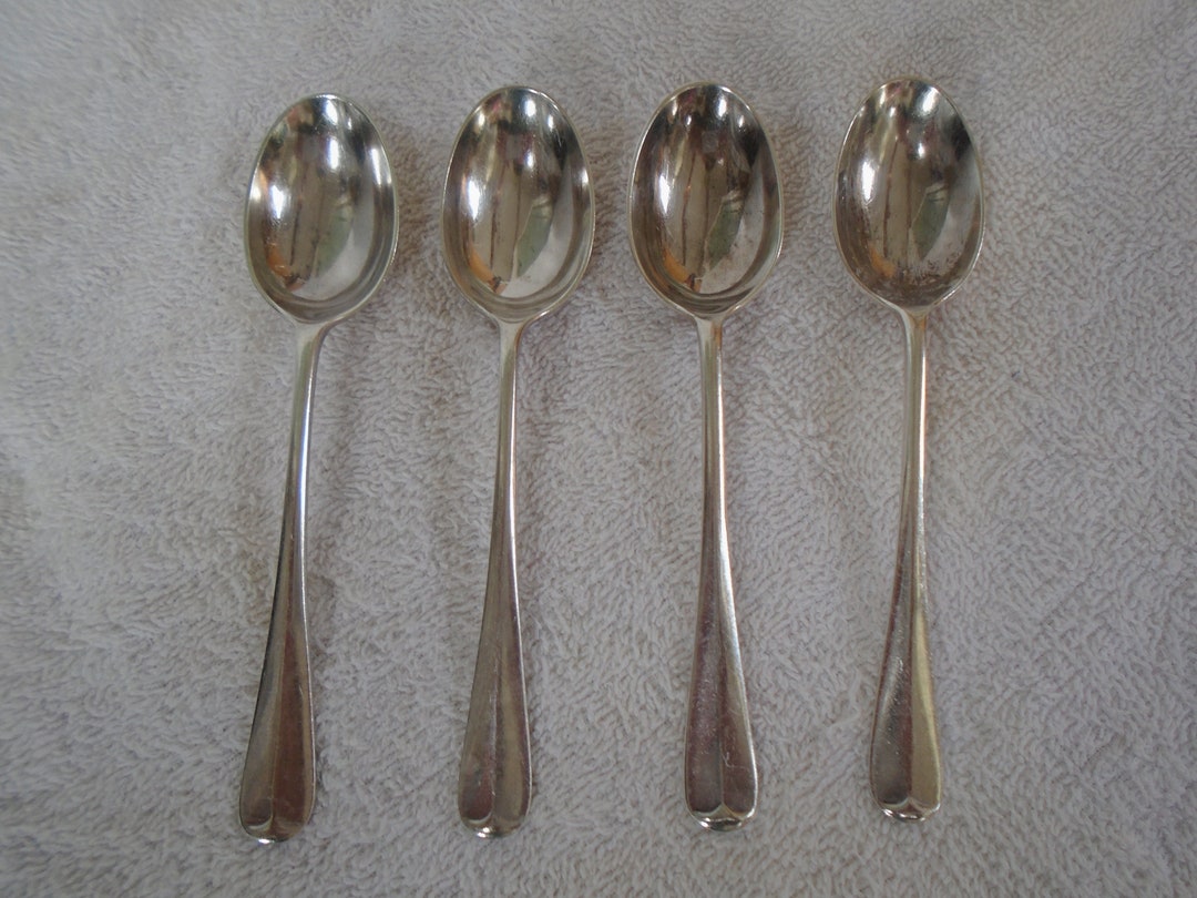 Vintage Lot of Queen Anne Worcester Silver Table Spoons Made in England