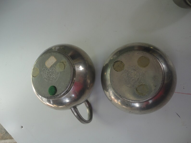 Vintage Pewter Meeuws and Zoon Tea Pot Made in Holland Pewter Etsy