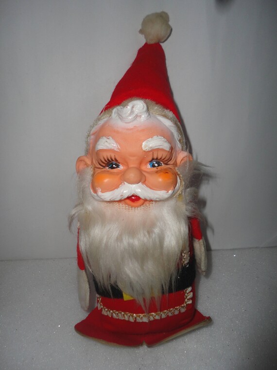 small stuffed santa