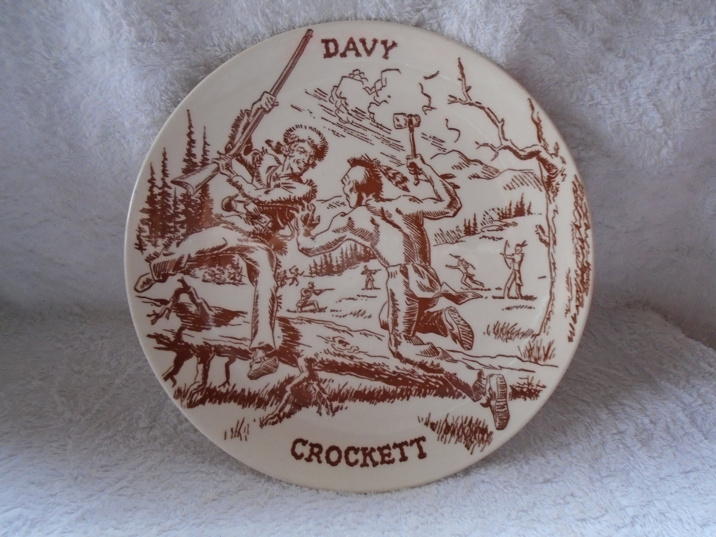 Davy Crockett Plates - Etsy