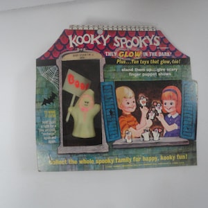 激レア　死にかけ人形 spooky kookyレアカラー　6体セット　昭和レトロ Vintage Rare Unused Hasbro Kooky Spookys Glow in the Dark Rubber