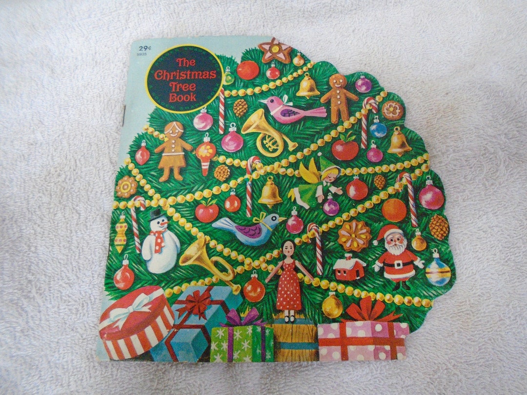 Vintage the Christmas Tree Book by Joe Kaufman A Golden Press Book, the