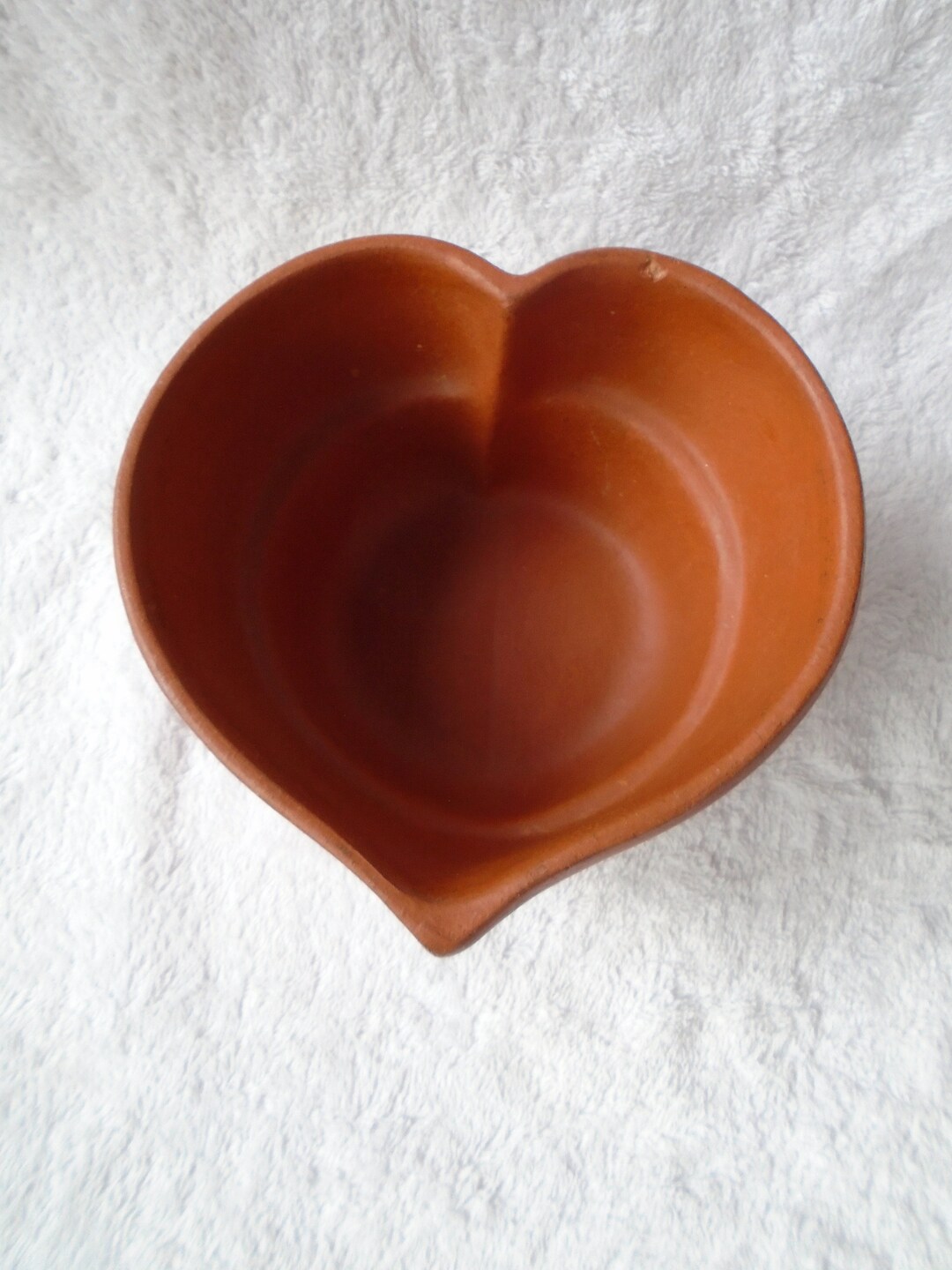 Vintage 1980 Bennington Potters Terracotta Heart Shape Bread Baking