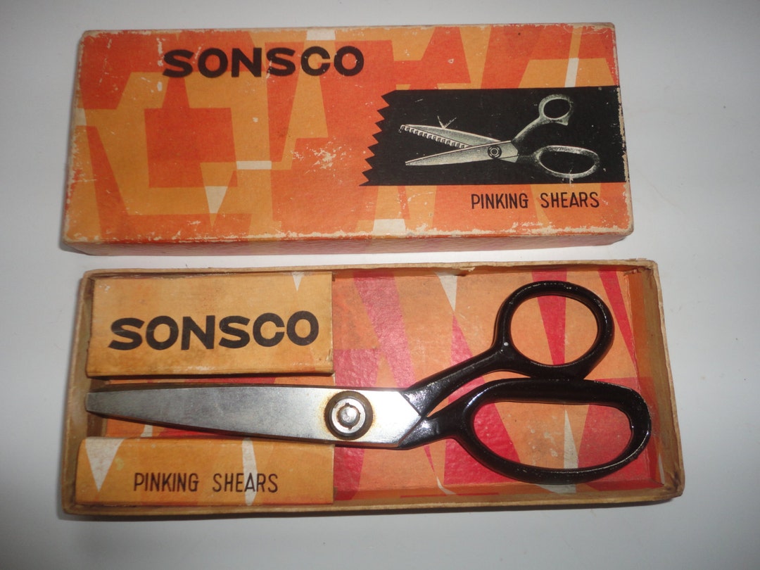 Vintage Sonsco Pinking Shears Size 7 Made in Japan, Pinking Shears