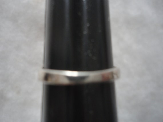 Vintage Hand Crafter Sterling Silver Script Ring,… - image 7