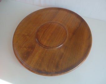 Vintage Pine Wood Lazy Susan, Lazy Susie Table Center, Pine Wood Lazy Susan Turn Table Retro Kitchen, Lazy Susan,Large Lazy Susie for Crafts