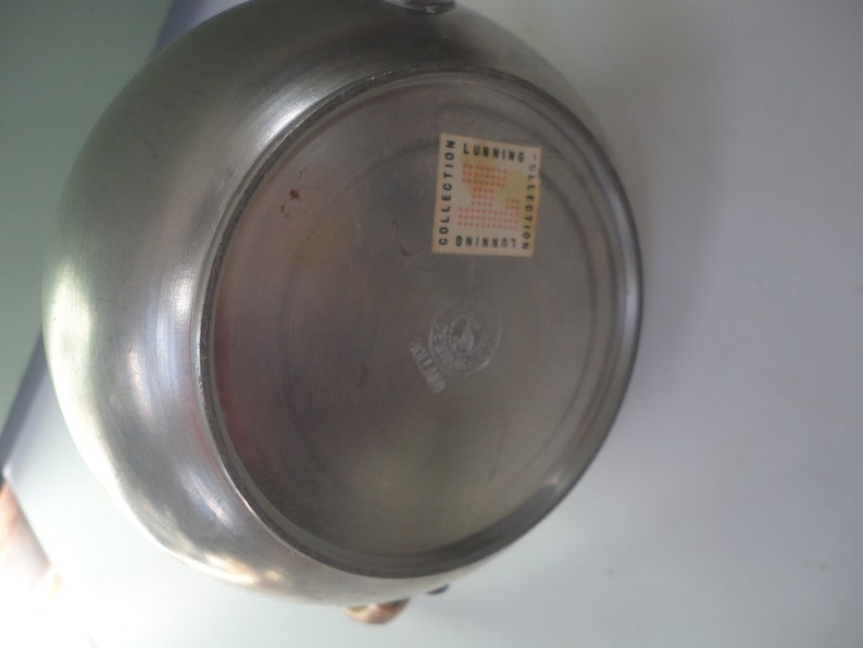 Vintage Pewter Meeuws and Zoon Tea Pot Made in Holland Pewter Etsy