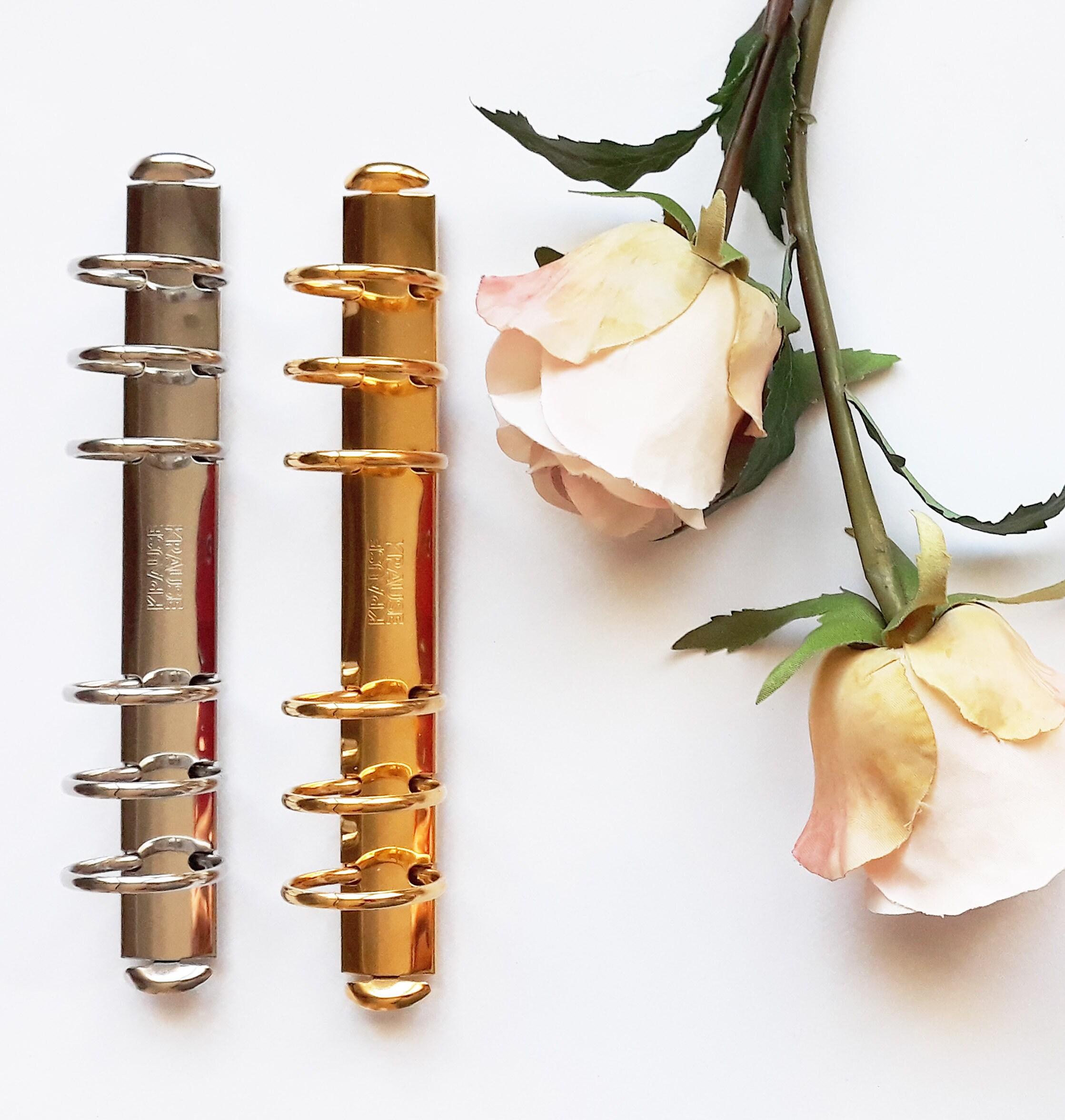 Gold Krause Ring Mechanism Personal Size Ring Binder Etsy Ireland