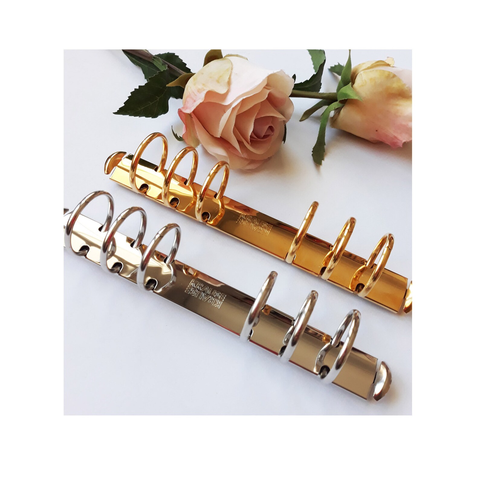 Gold Krause Ring Mechanism Personal Size Ring Binder Etsy